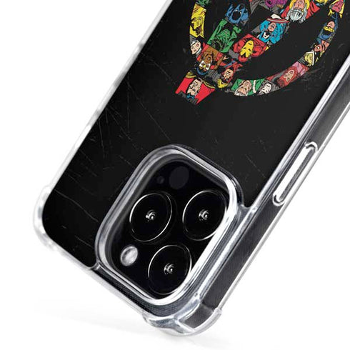 Marvel Classic Comics Avengers Logo iPhone 16 Pro MagSafe Case